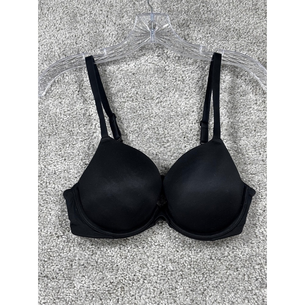 Target Black Underwire Padded T-Shirt Bra F16941226 Adjustable Straps